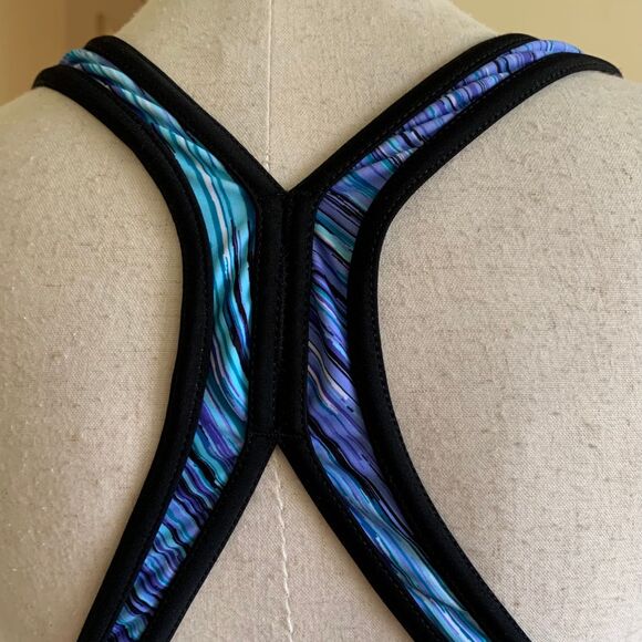 ZeroXposure Womens Sleeveless Printed Surfing One Piece Swimsuit Bathing Suit - Picture 5 of 11